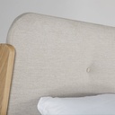 Lit double beige JORDAN, design moderne à Dakar, Sénégal.