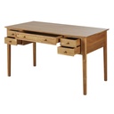 Bureau Selena 5 tiroirs en bois acacia massif
