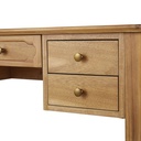 Bureau Selena 5 tiroirs en bois acacia massif