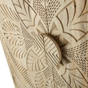 Armoire Pendjab 2 portes gravée L100