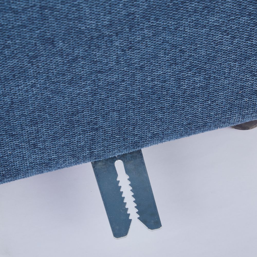 Chauffeuse Pesaro Business pour canapé modulable professionnelle en tissu recyclé bleu