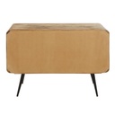 Buffet 2 portes Gatsby en métal doré, style chic et raffiné, Dakar Sénégal