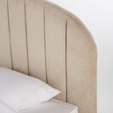 Lit coffre Cozy gris 160X200 avec sommier à lattes