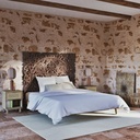 Tête de lit Himalaya en bois de manguier sculpté pour couchage 180