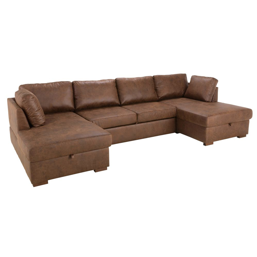 Canapé convertible Times Square, 7 places panoramique effet vieilli, Dakar Sénégal