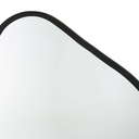 Miroir organique Brina en métal noir 72x156