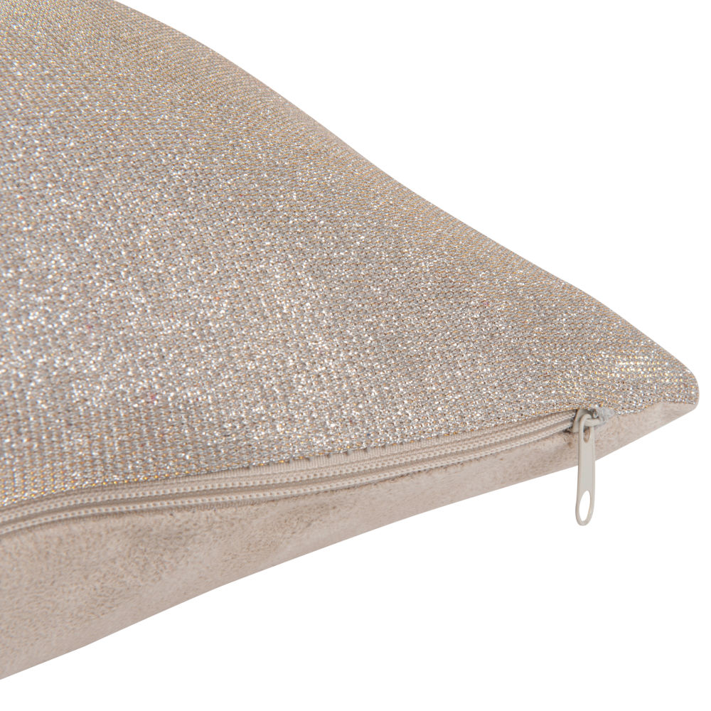 Coussin Iman doré clair à paillettes 40x40