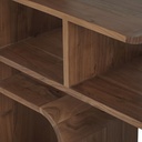 Etagère basse vintage Sacramento en bois d'acacia massif L120