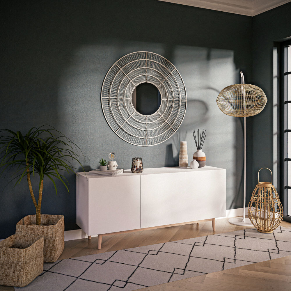 Buffet Artic vintage blanc L160