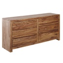 STOCKHOLM - Commode 6 tiroirs en sheesham massif