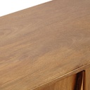 Buffet enfilade vintage Janeiro 4 portes en manguier L220