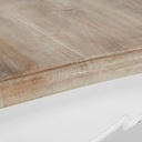 Table à manger extensible Versailles 8 à 10 personnes en manguier L180/220