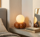 Lampe Zéphir en céramique pm marron H16cm