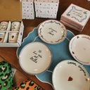 Coffret de 4 gobelets amour en liberté H7,2cm