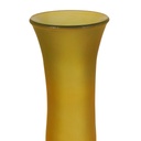 Vase Issea en verre recycle moutarde satine H99