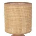 Lampe Opale en papier et céramique nude h44cm