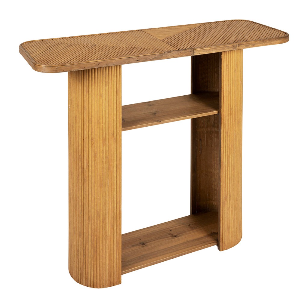 Console Saori en bambou et sapin naturel