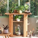 Console Saori en bambou et sapin naturel