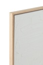 Set de 2 Tableau Elise toile blanc