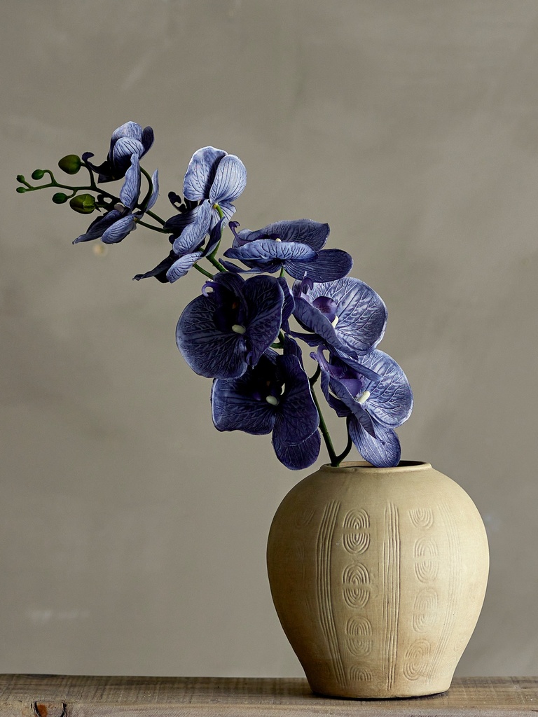 Tige d'orchidée, violette, fleurs artificielles