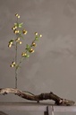 Branche d'aubépine, jaune, fleurs artificielles