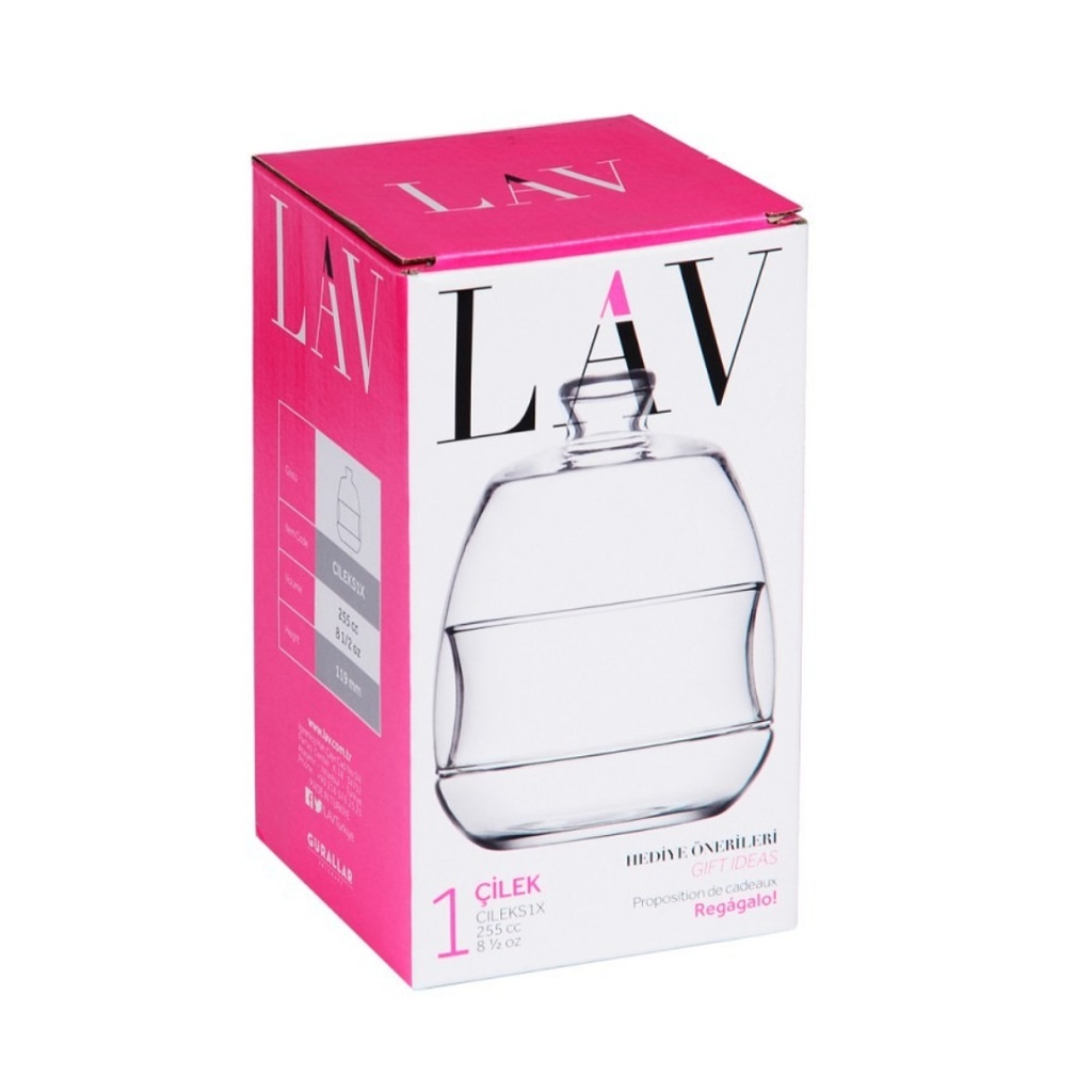 Bonbonnière 25,5 cl en verre