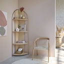 Chaise Mangrove en frêne et assise en corde beige
