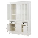 Vaisselier Joséphine 3 portes blanc L123