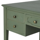 Bureau Selena 5 tiroirs vert kaki