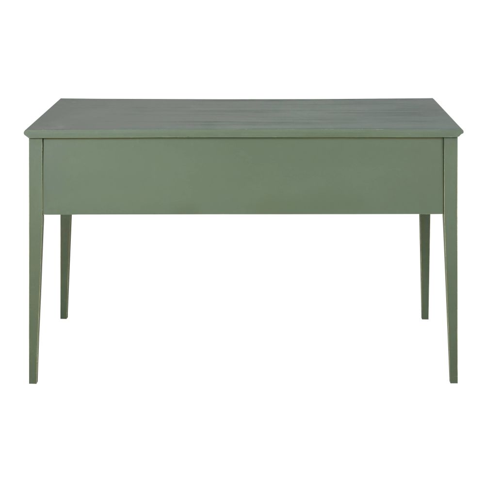 Bureau Selena 5 tiroirs vert kaki