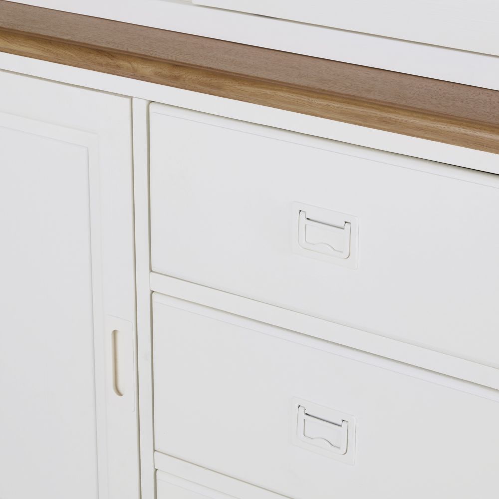 Leandre 3 portes blanc