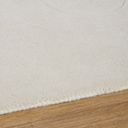 Tapis Guadalupe en laine tissée et ciselée motifs contemporains écrus 160x230