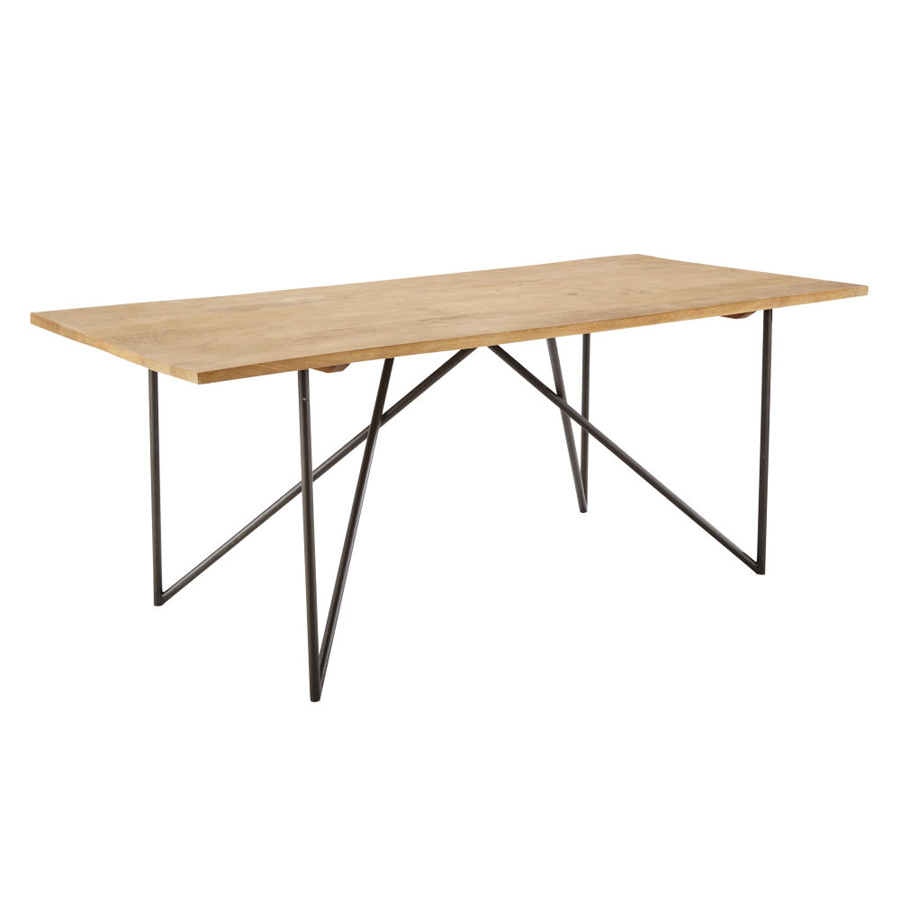 ARTY - Table à manger en manguier massif 8/10 personnes L200