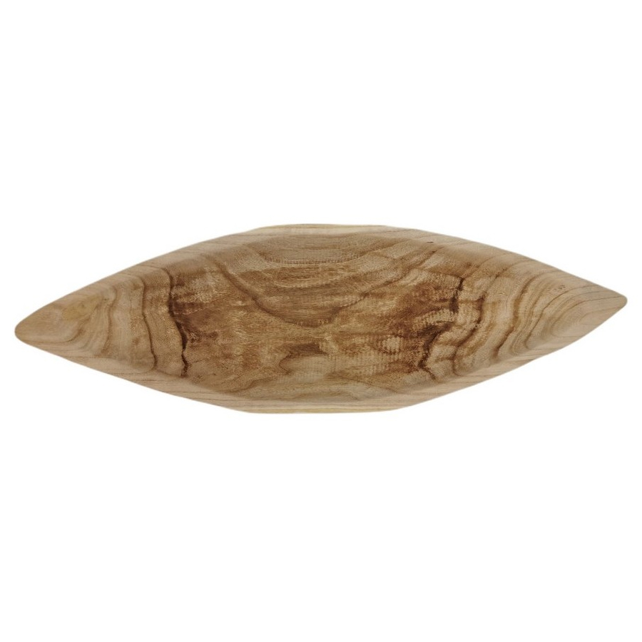 GONDOLE - Coupe décorative en bois naturel 72x9x25 cm