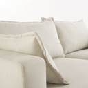 DUKE - Canapé 3 places beige