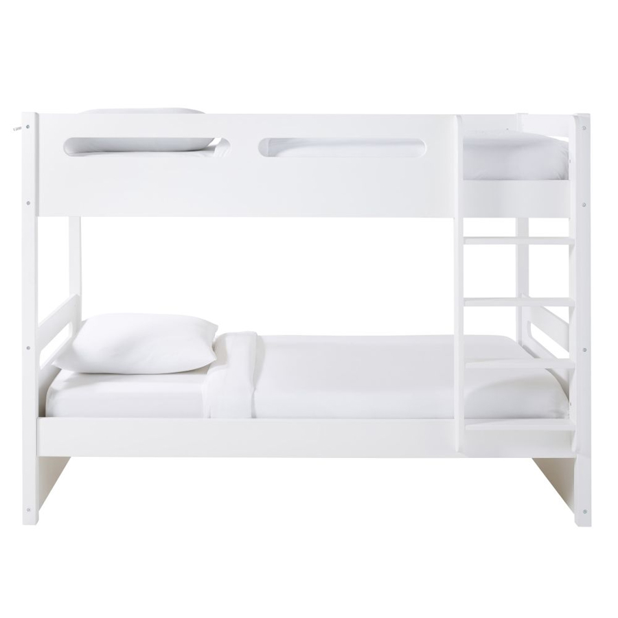 GALAXY - Lits superposés enfant 90x190 blanc