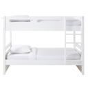 GALAXY - Lits superposés enfant 90x190 blanc
