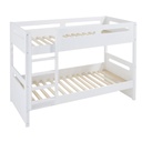 GALAXY - Lits superposés enfant 90x190 blanc