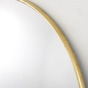 MILA - Miroirs ronds convexes en métal doré (x3)