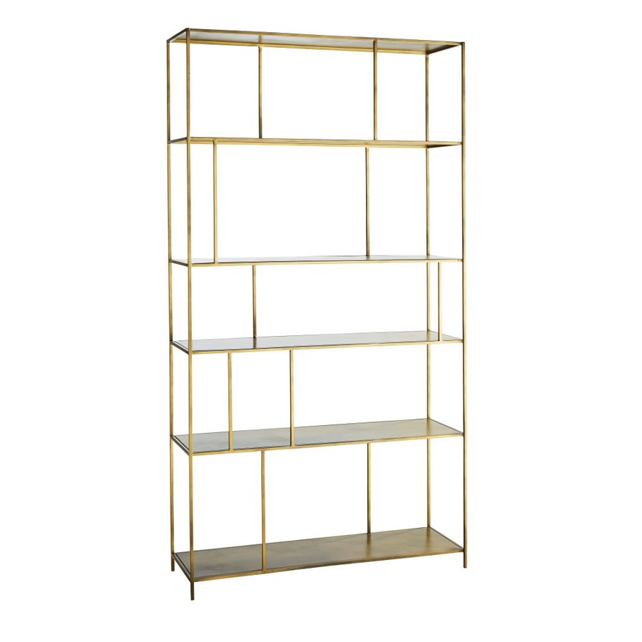 SIMPLY - Étagère en métal doré