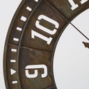 HORLOGE - Horloge en métal ajouré effet vieilli Ø144