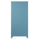 LOFT - Dressing 2 portes en métal bleu gris