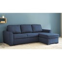 Siège contemporain - Canapé convertible bleu nuit pour un style minimaliste et pratique au Sénégal