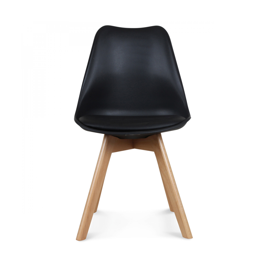 Chaise design scandinave noire
