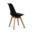 Chaise design scandinave noire
