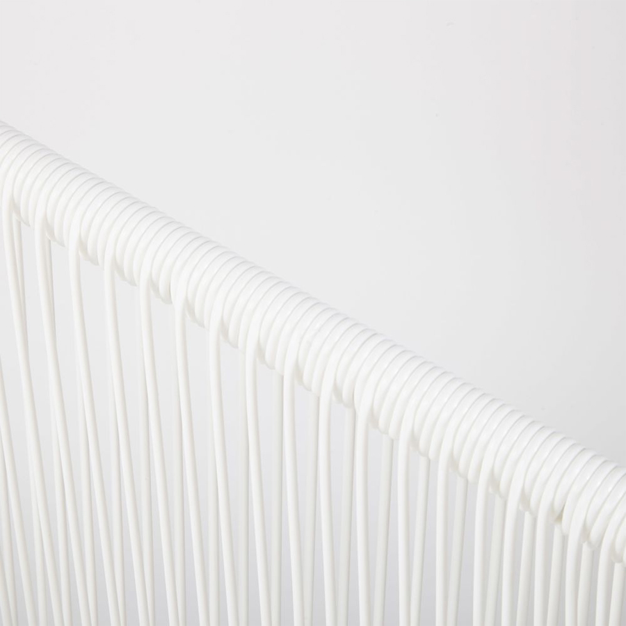 ARUN - Fauteuil de jardin blanc