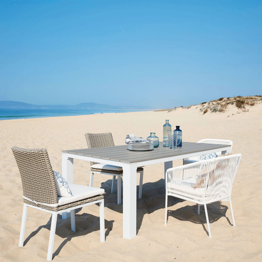 ARUN - Fauteuil de jardin blanc