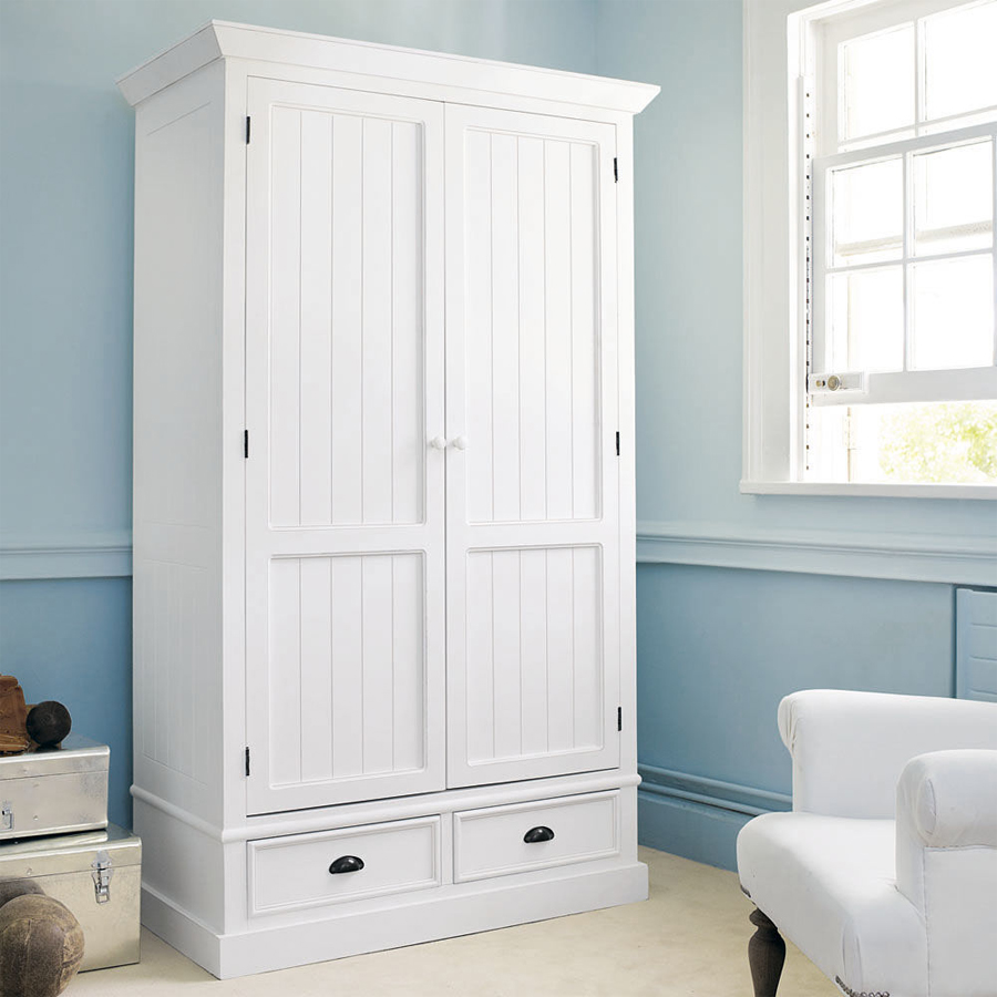 NEWPORT - Dressing 2 tiroirs blanc