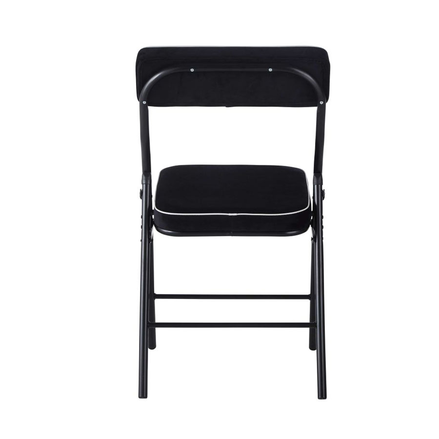 IZZY - Chaise pliante noire