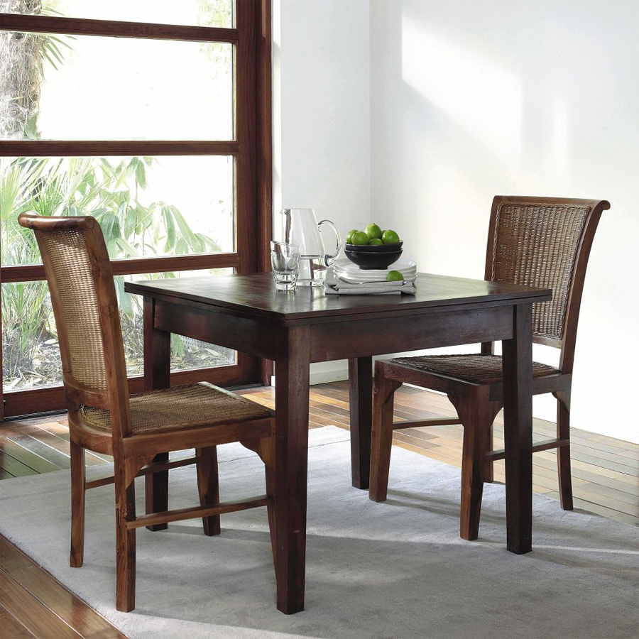 Mobilier pratique - Table CLIC CLAC en bois et métal extensible pour salles à manger modernes au Sénégal